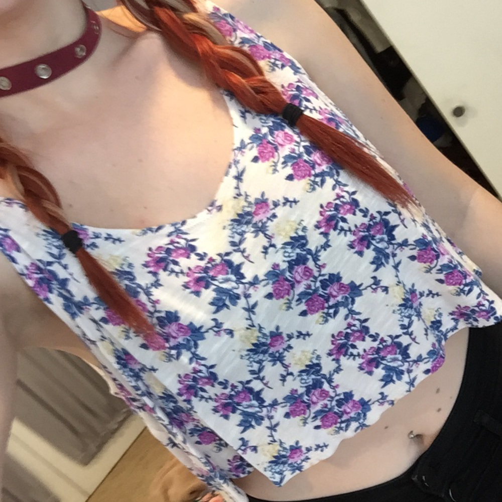 Floral tank top